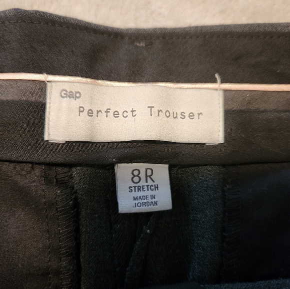 GAP Perfect Trouser  Charcoal Dress Pants - Picture 3 of 3